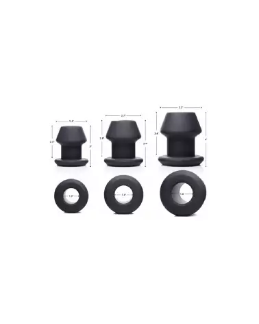 Image du Set de Dilatateurs Anaux Gape-Grommets par XR Brands, Tunnel Anal sûr et hygiénique-6
