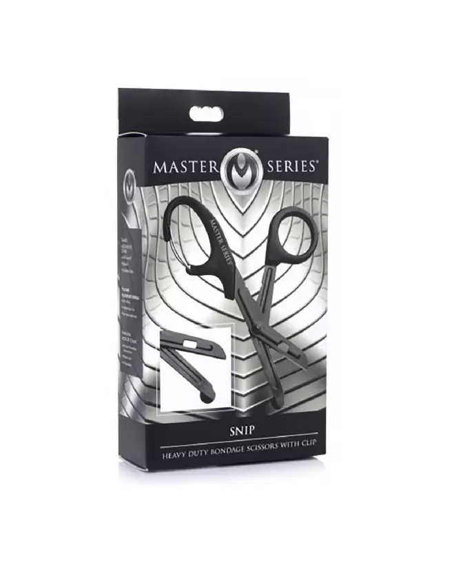 Ciseaux de Bondage MS Snip Heavy Duty avec Clip par XR Brands-2