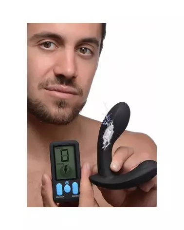 XR Brands E-Stim Pro Silicone Vibrating Prostate Massager with Remote-4