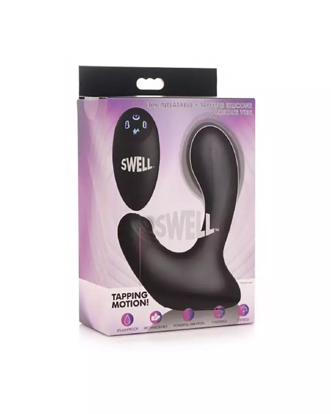 Stimulateur de prostate gonflable XR Brands avec télécommande-2