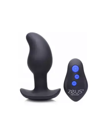 Masseur prostatique XR Brands avec télécommande, en silicone, stimulation électrique-1