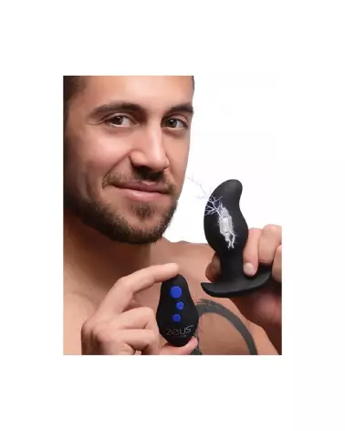 Masseur prostatique XR Brands avec télécommande, en silicone, stimulation électrique-5