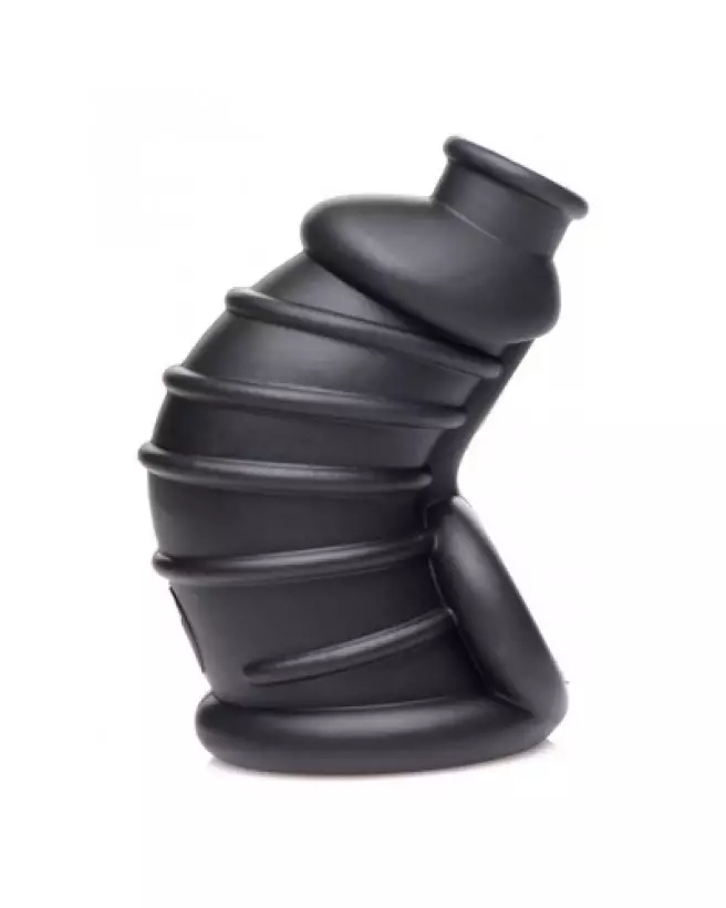 Cage de chasteté en silicone Dark Chamber de XR Brands-1