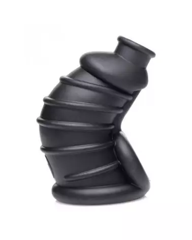 Cage de chasteté en silicone Dark Chamber de XR Brands-1