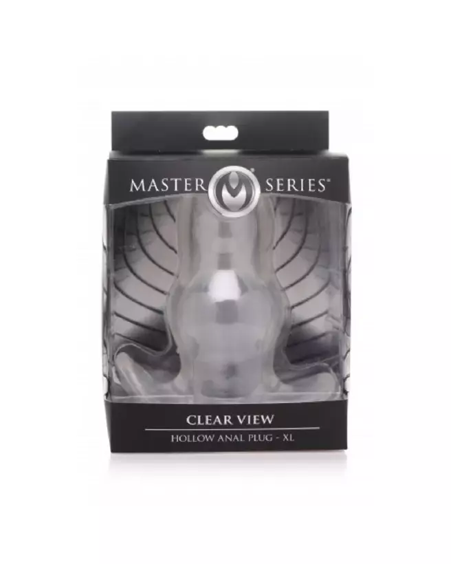 Plug anal transparent extra large Clear View XR Brands-2