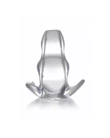XR Brands Clear View Hollow Anal Plug Small Transparent-1