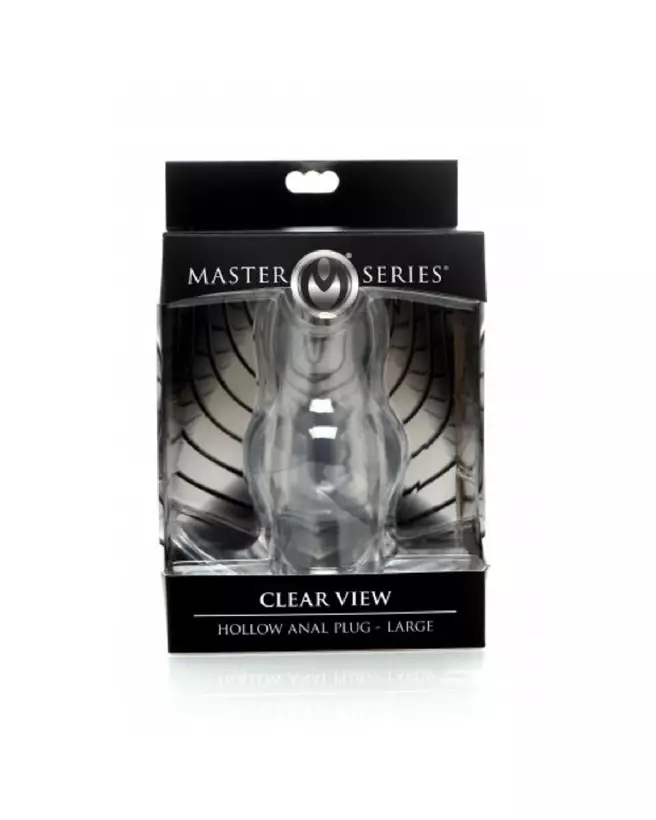 Clear View Hollow Anal Plug Large de XR Brands dans la catégorie Tunnel Anal-2