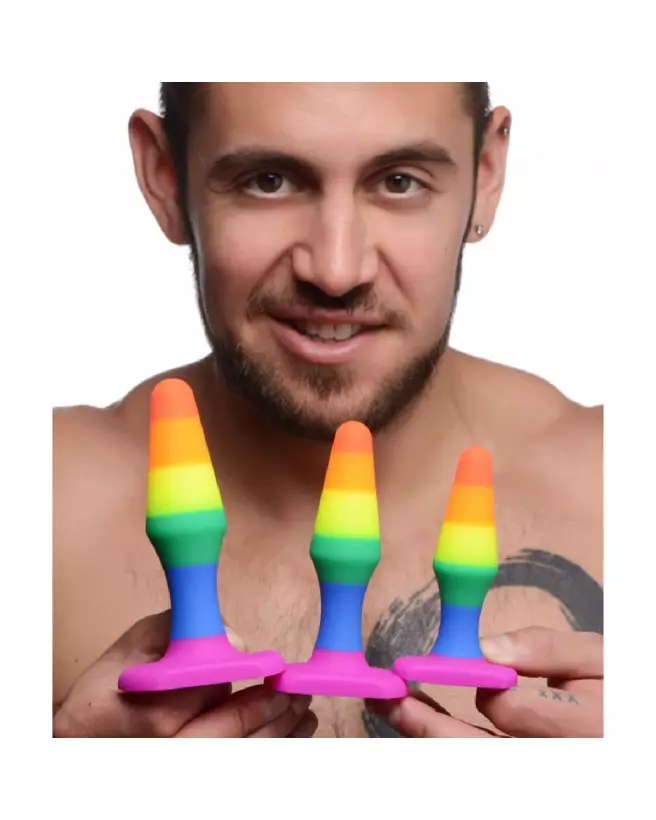 Image du set d'entraînement anal en silicone de XR Brands, idéal pour débutants et avancés-3