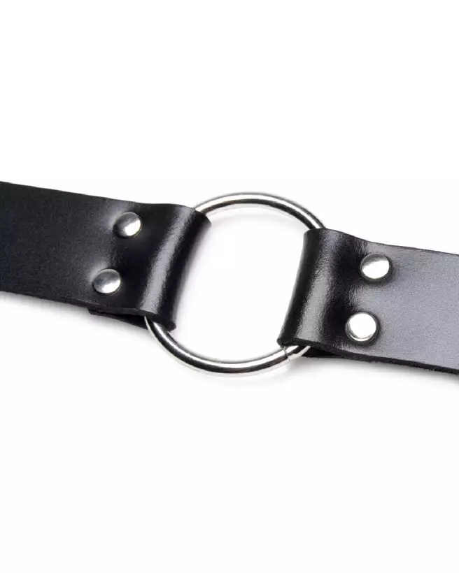 Porte-gode en cuir XR Brands pour jeux érotiques et BDSM-2