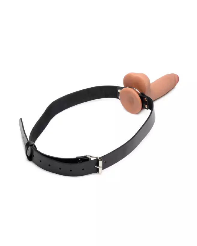 Porte-gode en cuir XR Brands pour jeux érotiques et BDSM-4