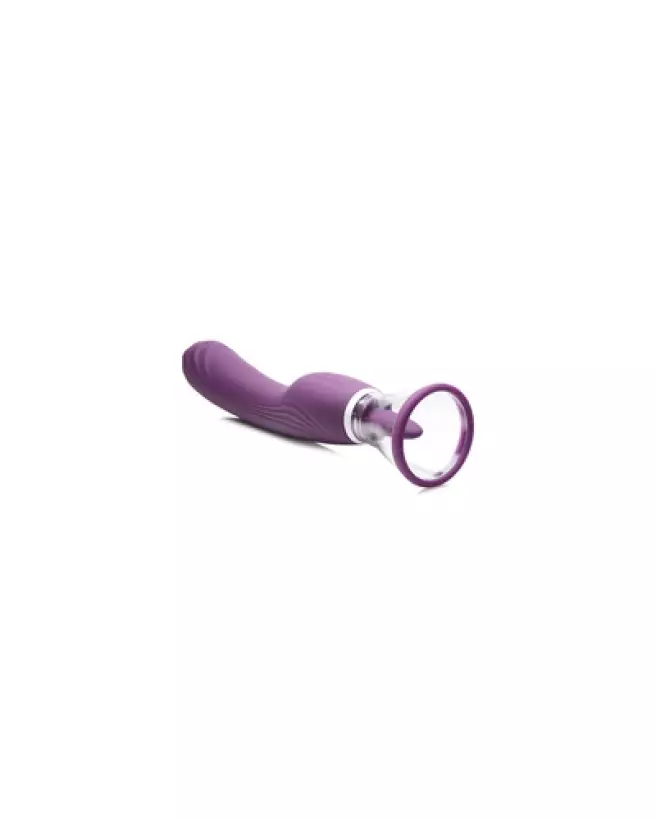 Image du Lickgasm 8x Licking & Sucking Vibrator Purple par XR Brands - Stimulateur Clitoridien Haut de Gamme-1