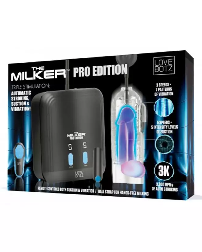 Milker Pro Edition de XR Brands - Masturbateur à aspiration avancée-2