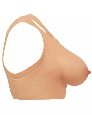 Image des faux seins Perky Pair D-Cup Silicone en teinte chair par XR Brands-1