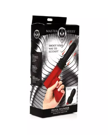 Thrusting Pistola Vibrator Rouge XR Brands, Sextoy Va-et-Vient Innovant-2