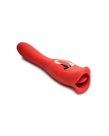 Image du Kiss and Tell Pro Dual-Ended Kissing Vibrator rouge par XR Brands-5