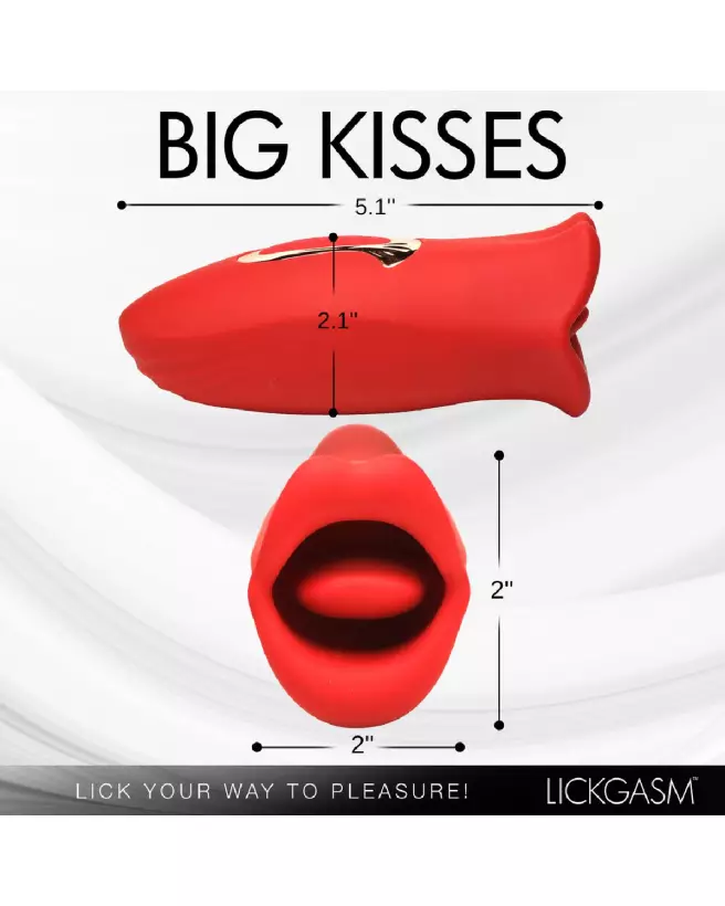 Image du stimulateur clitoridien Kiss and Tell rouge de XR Brands-7