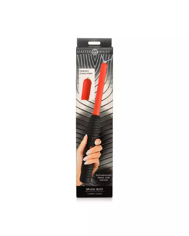 Image du Spark Rod Zapping Wand Rouge par XR Brands pour électrostimulation-3
