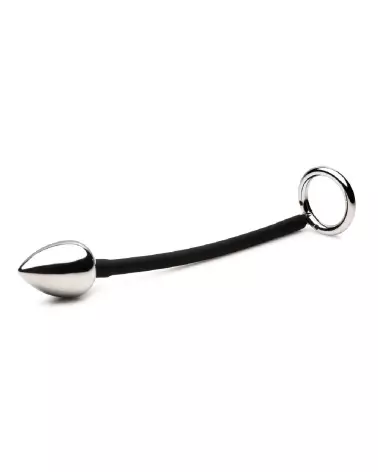Cockring et plug anal Tug and Plug de XR Brands pour stimulation double-6