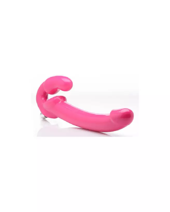 Revolver Slim Vibrating Strapless Strap-On de XR Brands en action-3