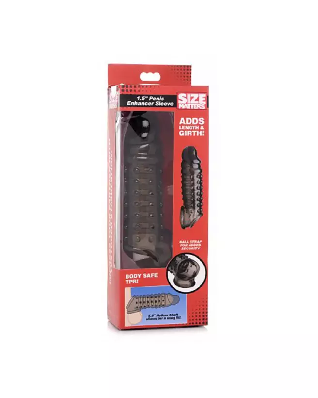 Gaine Penis Sleeve XR Brands pour augmentation 2/4 cm-2
