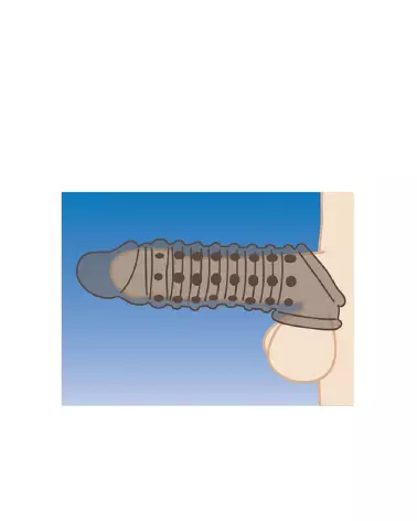 Gaine Penis Sleeve XR Brands pour augmentation 2/4 cm-4