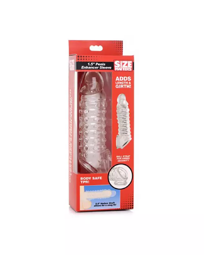 Image de la Gaine Penis Sleeve XR Brands pour augmentation taille et performance-2