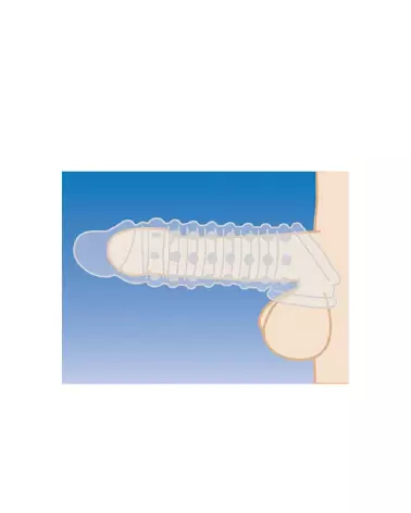 Image de la Gaine Penis Sleeve XR Brands pour augmentation taille et performance-5