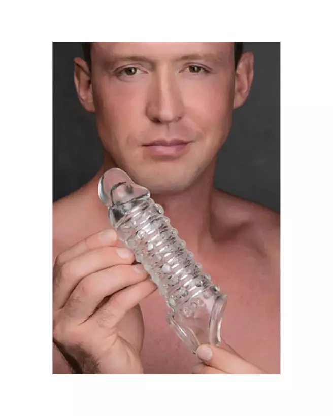 Image de la Gaine Penis Sleeve XR Brands pour augmentation taille et performance-6