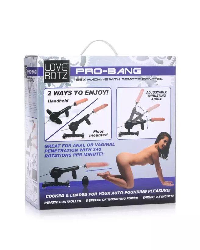 Image Pro-Bang Remote Control Sex Machine de XR Brands pour plaisir intensifié-2