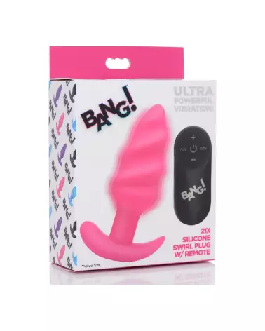 Plug anal vibrant en silicone XR Brands avec télécommande pour stimulation intense-2