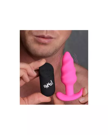 Plug anal vibrant en silicone XR Brands avec télécommande pour stimulation intense-3