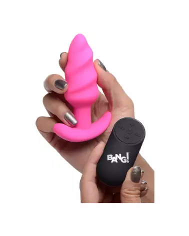 Plug anal vibrant en silicone XR Brands avec télécommande pour stimulation intense-6