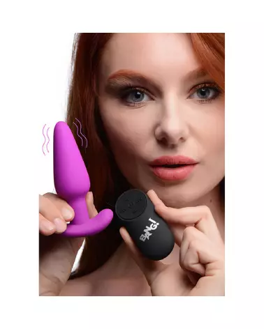 Vibrating Silicone Butt Plug with Remote Control by XR Brands-5