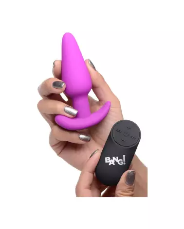 Vibrating Silicone Butt Plug with Remote Control by XR Brands-7