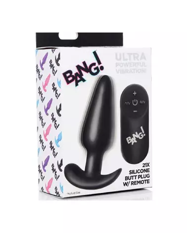 Image du Butt Plug Vibrant en Silicone avec Télécommande de XR Brands-2