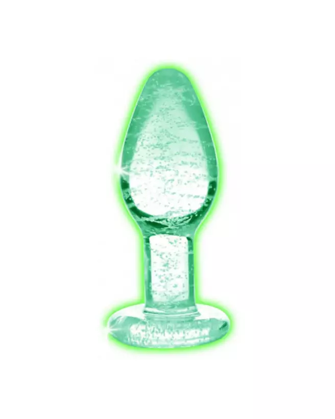 Plug anal en verre lumineux XR Brands taille small-1