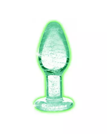 Plug anal en verre lumineux XR Brands taille small-1