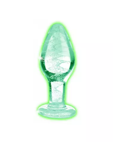 Image du Plug Anal Medium en Verre Phosphorescent de XR Brands-1