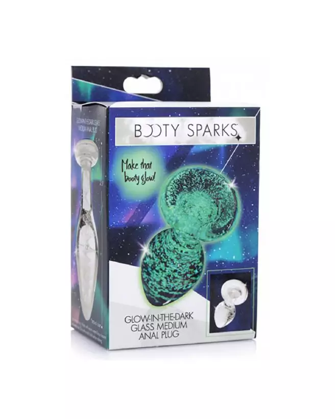 Image du Plug Anal Medium en Verre Phosphorescent de XR Brands-2