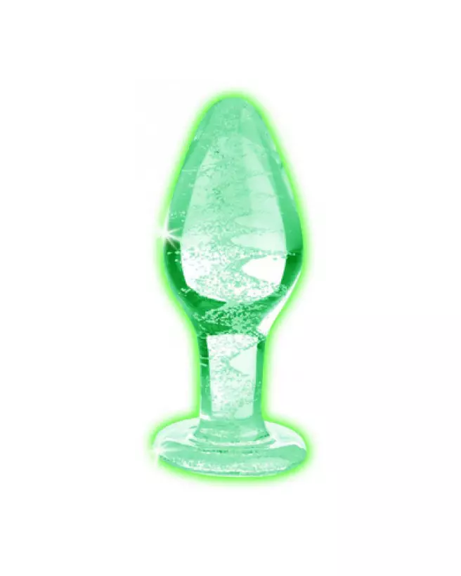 Image du Plug Anal Phosphorescent en Verre Large de XR Brands-1