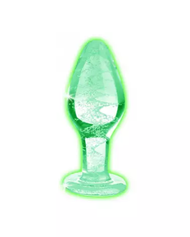 Image du Plug Anal Phosphorescent en Verre Large de XR Brands-1
