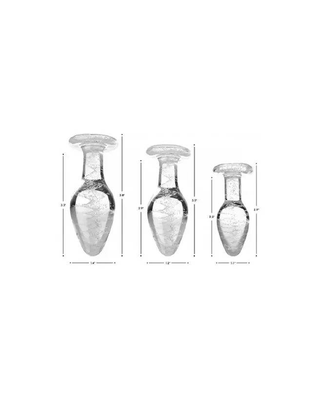 Image du Plug Anal Phosphorescent en Verre Large de XR Brands-5