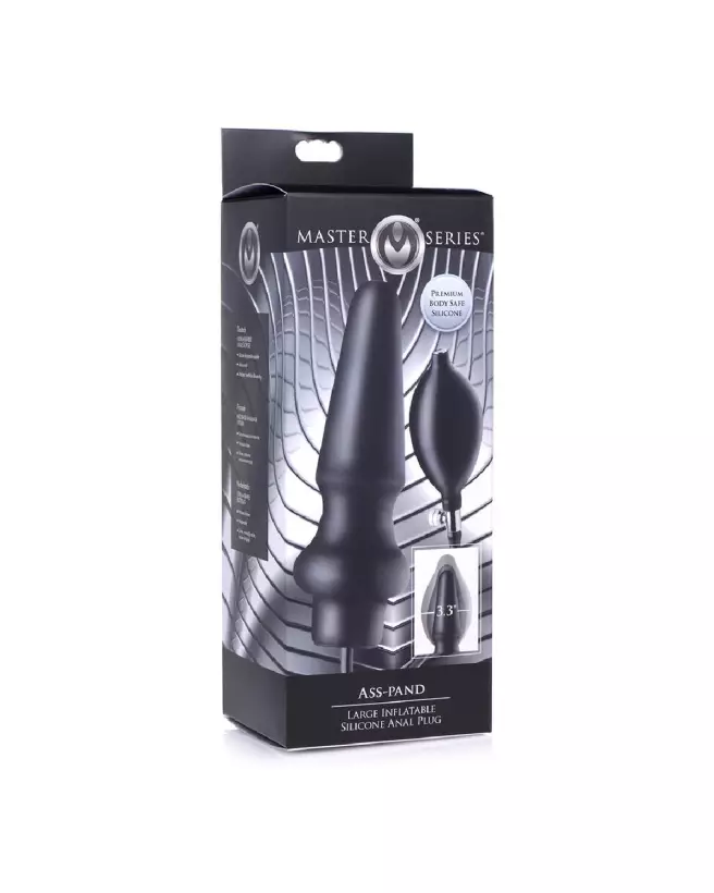 Image du plug anal gonflable Ass-Pand de XR Brands en silicone-2