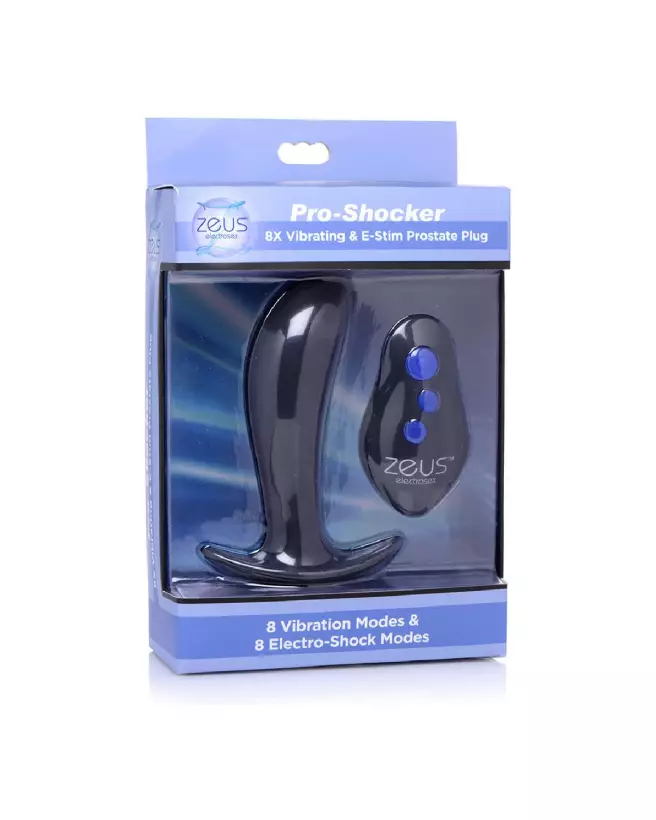 XR Brands Pro-Shocker plug prostate vibration et electro-stimulation-2