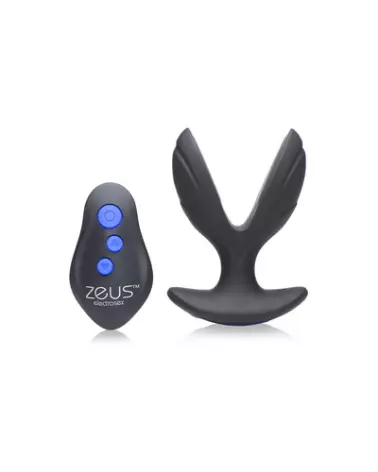 Image du Electro-Spread Vibrating E-Stim Silicone Butt Plug de XR Brands-1