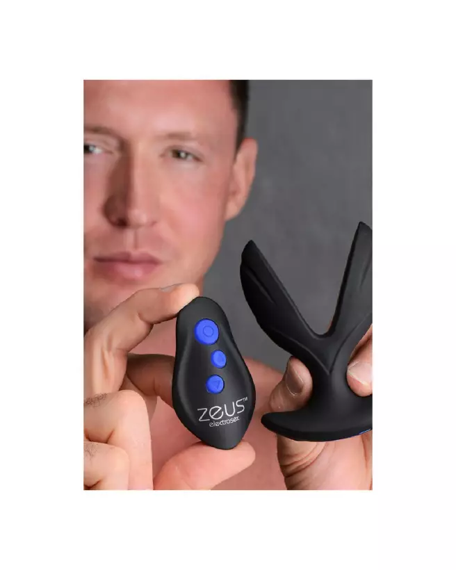 Image du Electro-Spread Vibrating E-Stim Silicone Butt Plug de XR Brands-5