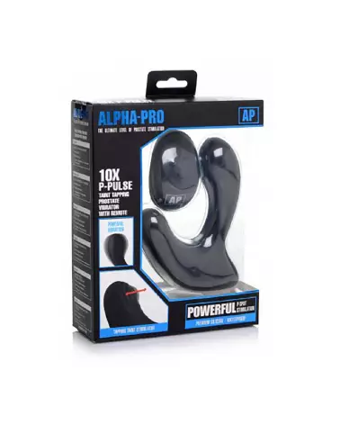 Stimulateur de prostate XR Brands en silicone avec télécommande et 10 vitesses-2