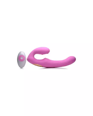 U-Pulse Strapless Strap-On de XR Brands en Silicone avec Vibration-1