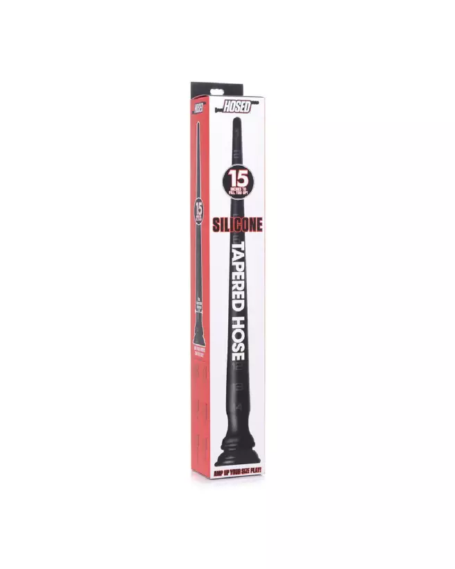 Image du Tapered Silicone Hose Anal Snake par XR Brands, 38 cm, structure silicone de haute qualité-2