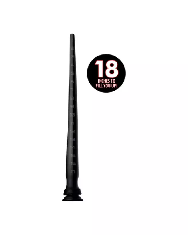 XR Brands Tapered Silicone Hose 18/46 cm Anal Snake Product Image-1